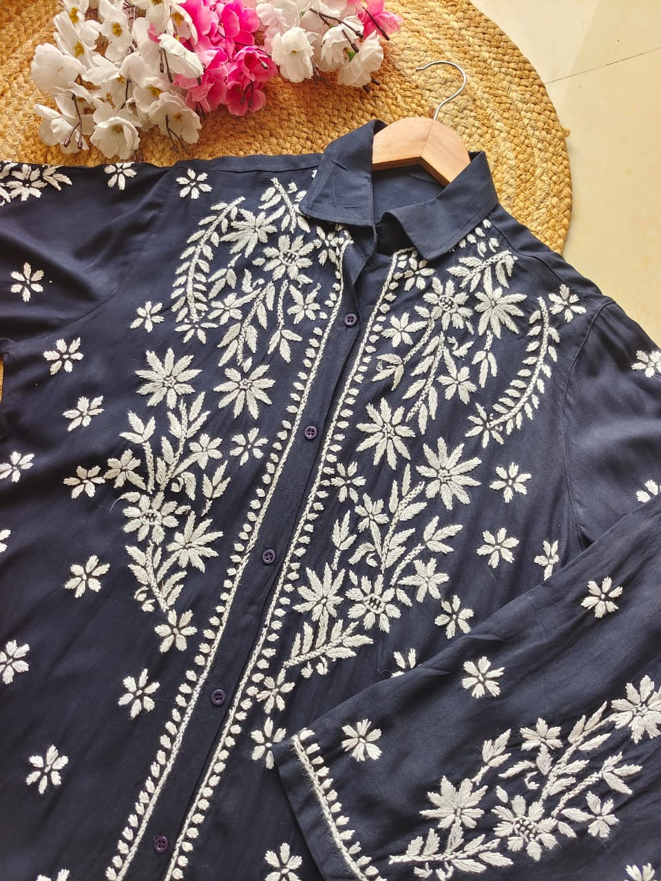 Rida Chikankari Co-ord Set