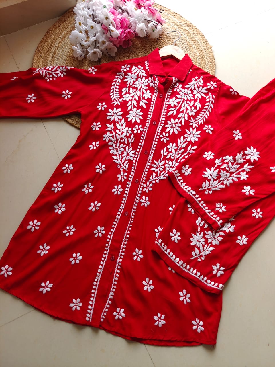 Rida Chikankari Co-ord Set