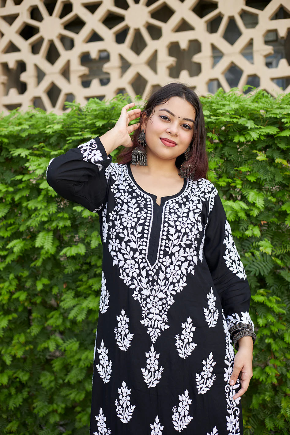 Naaz Chikankari Cotton Co-Ord Set