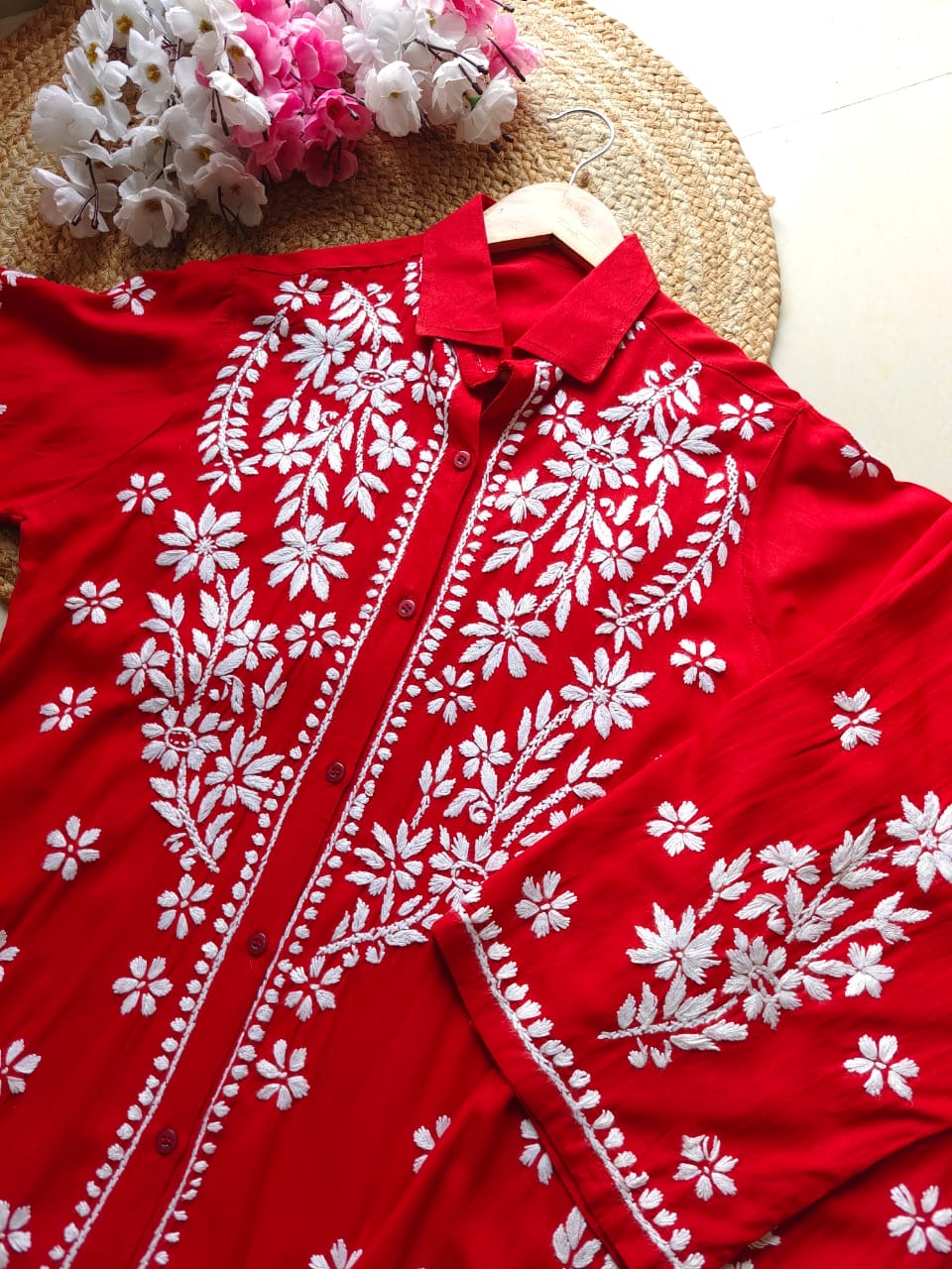 Rida Chikankari Co-ord Set