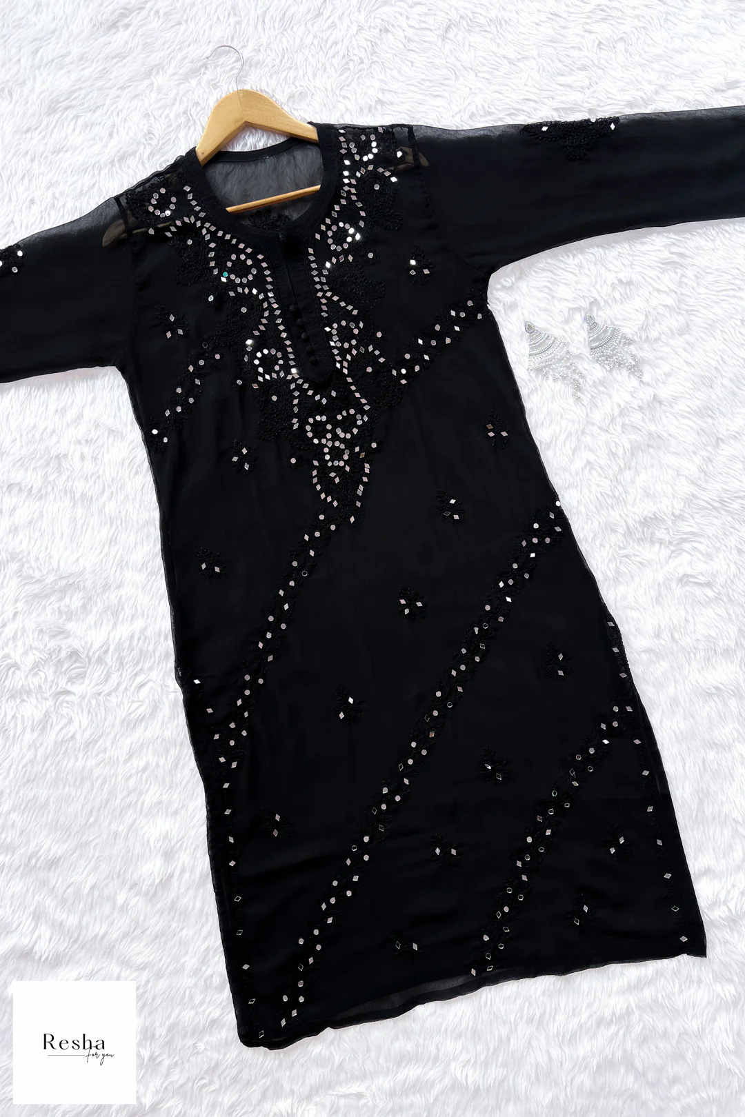 Meher Mirror Chikankari Suit