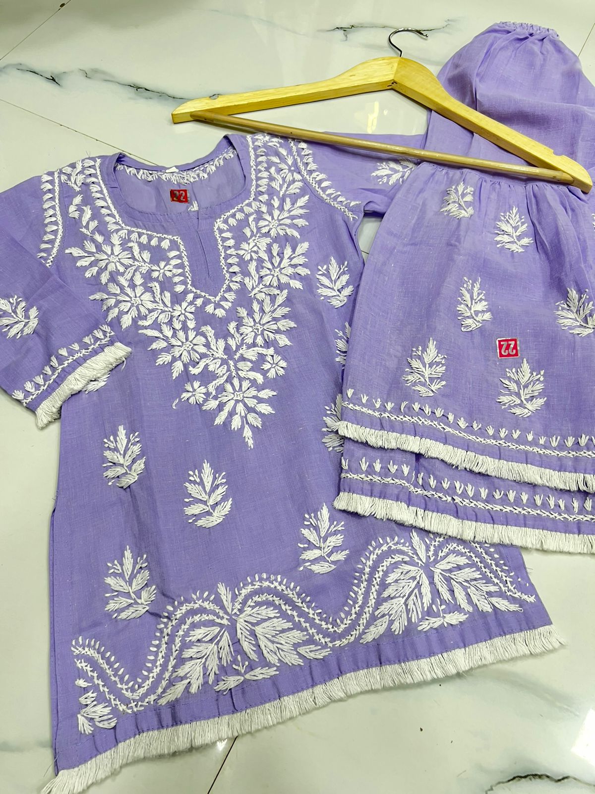 Kids Chikankari Suit