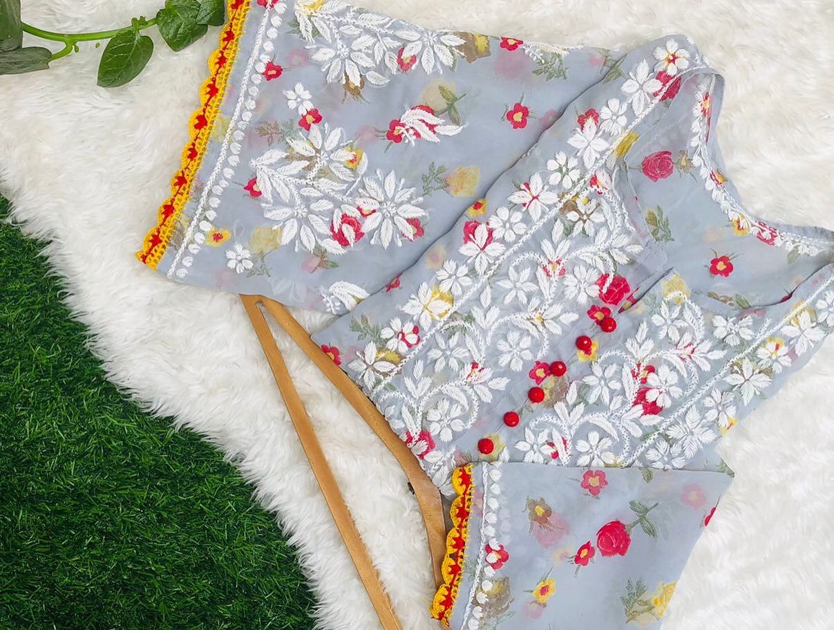 Saba Chikankari Two Piece Set