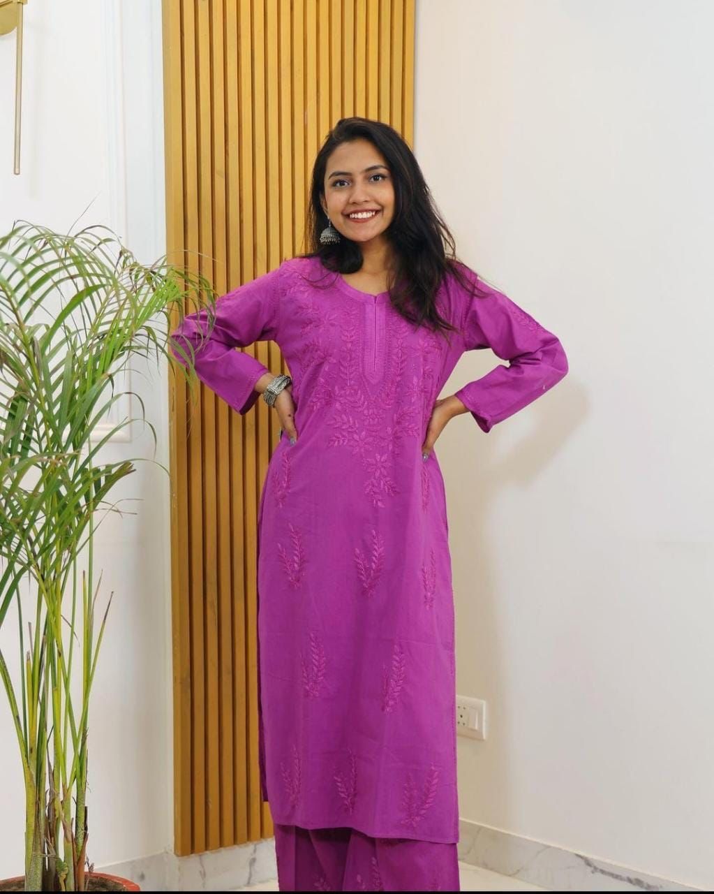 Khush Chikankari Two Piece Set
