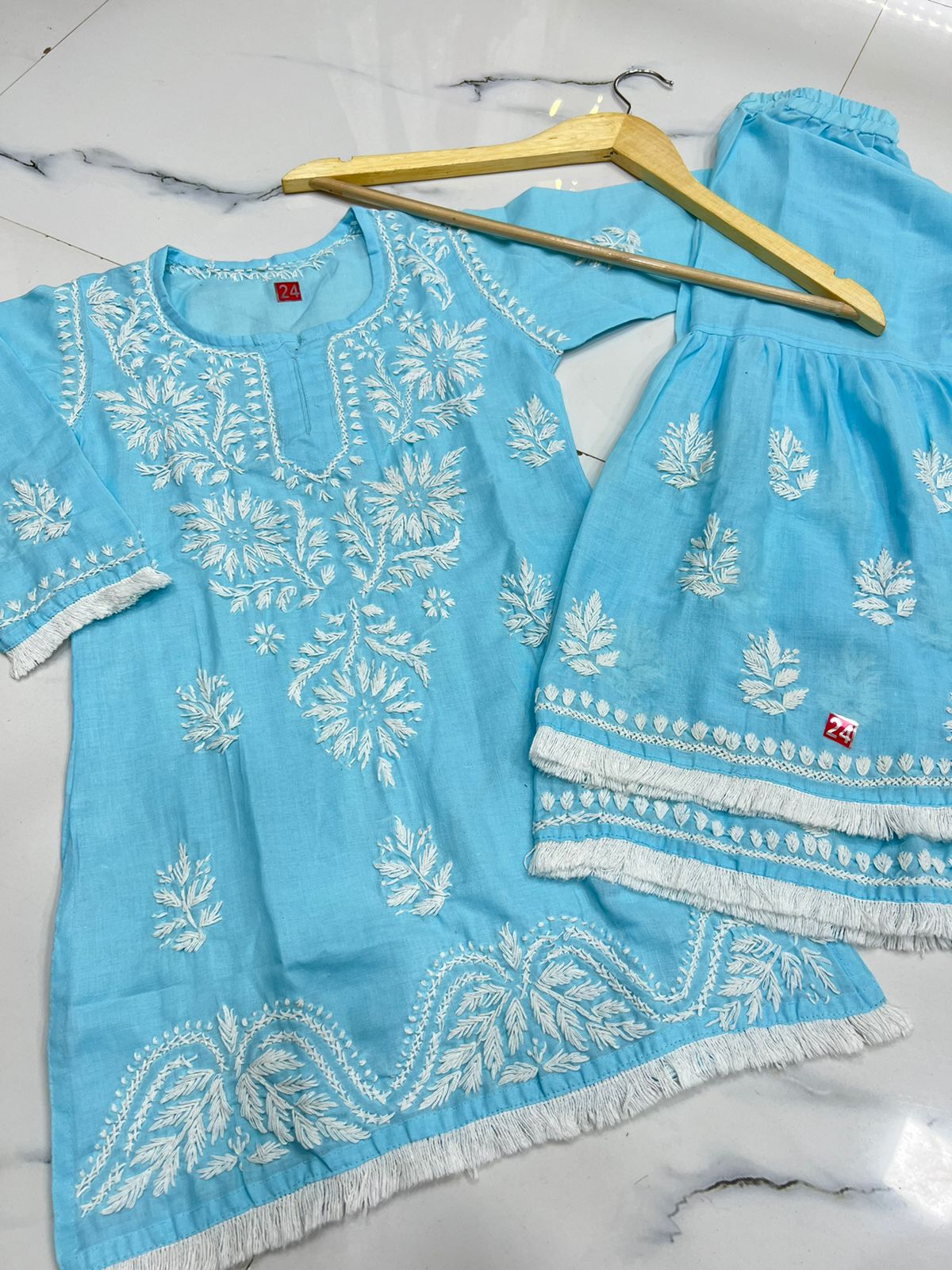 Kids Chikankari Suit