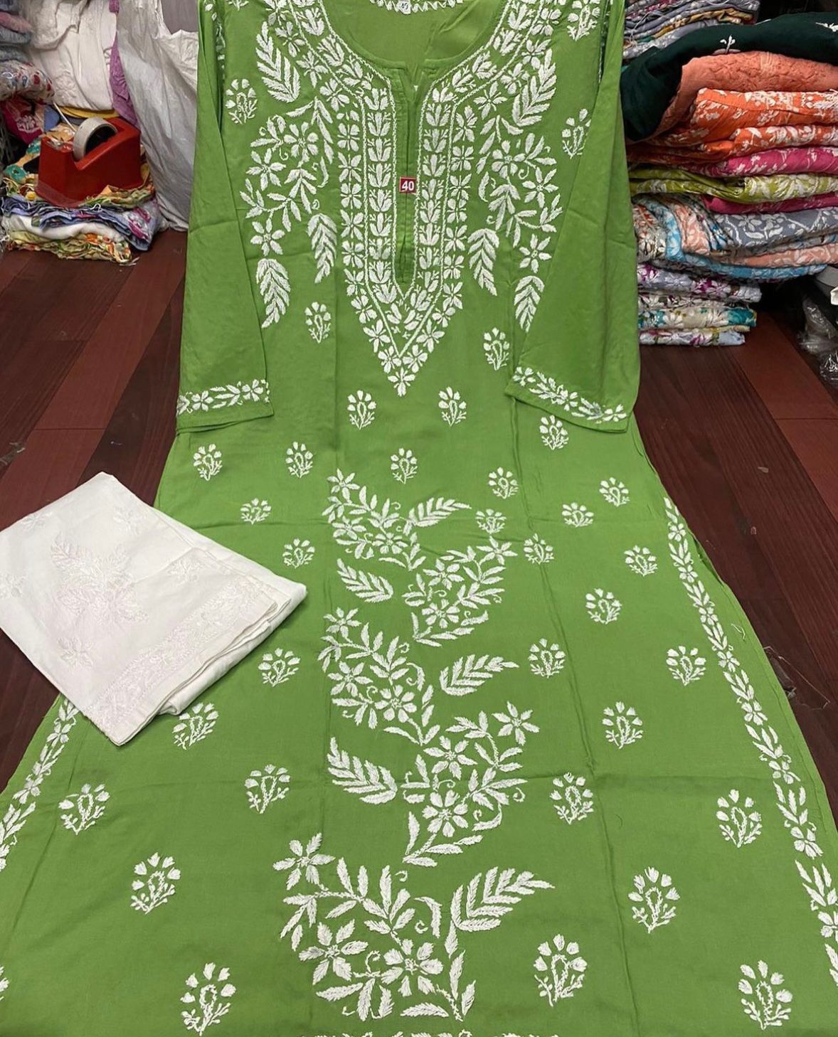 Modal Chikankari Kurta