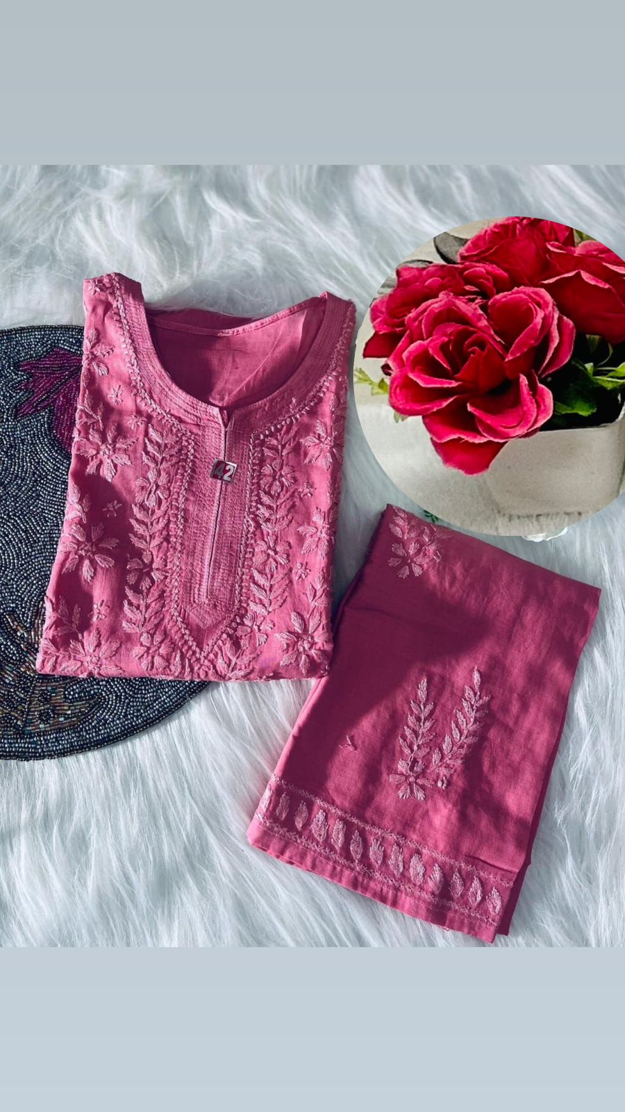 Khush Chikankari Two Piece Set