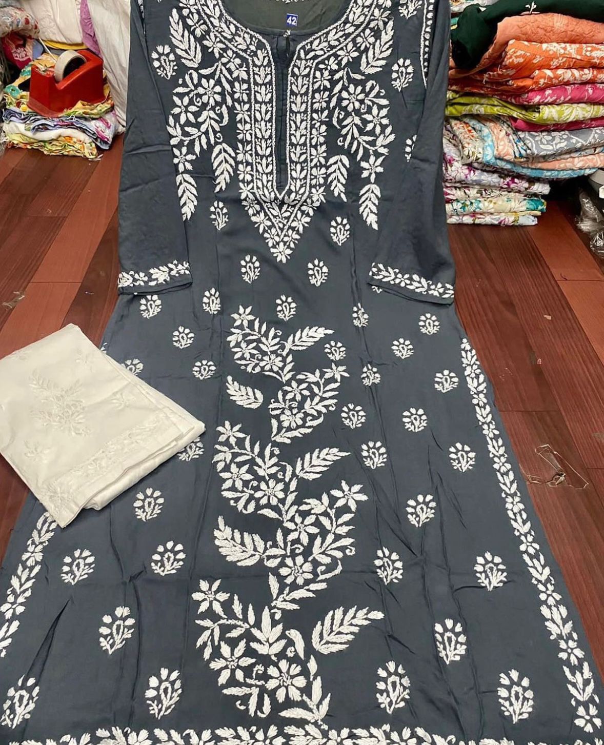 Modal Chikankari Kurta