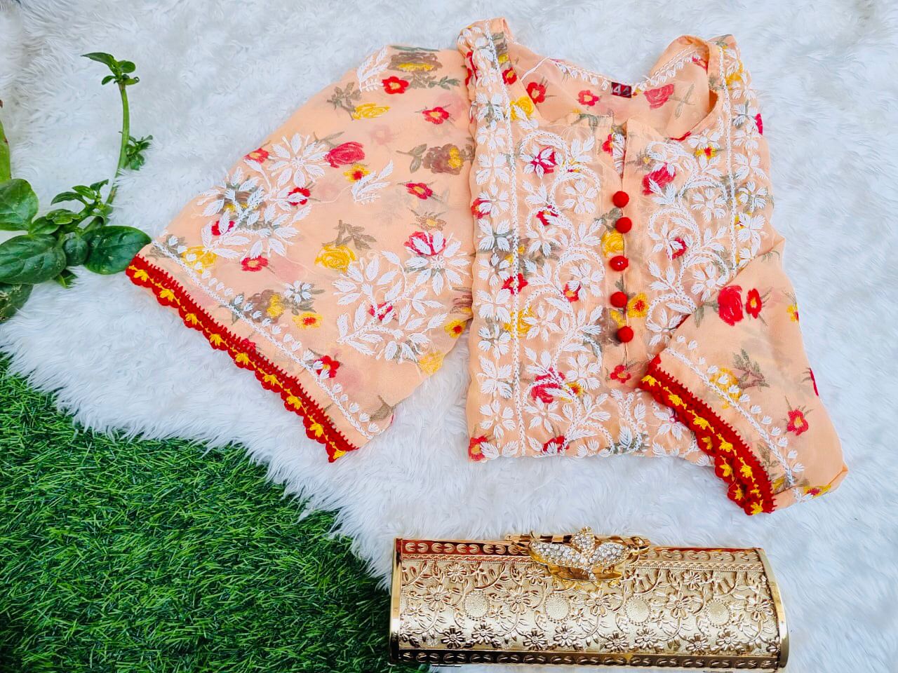 Saba Chikankari Two Piece Set