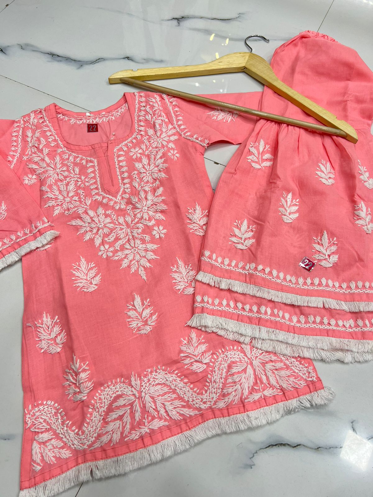 Kids Chikankari Suit