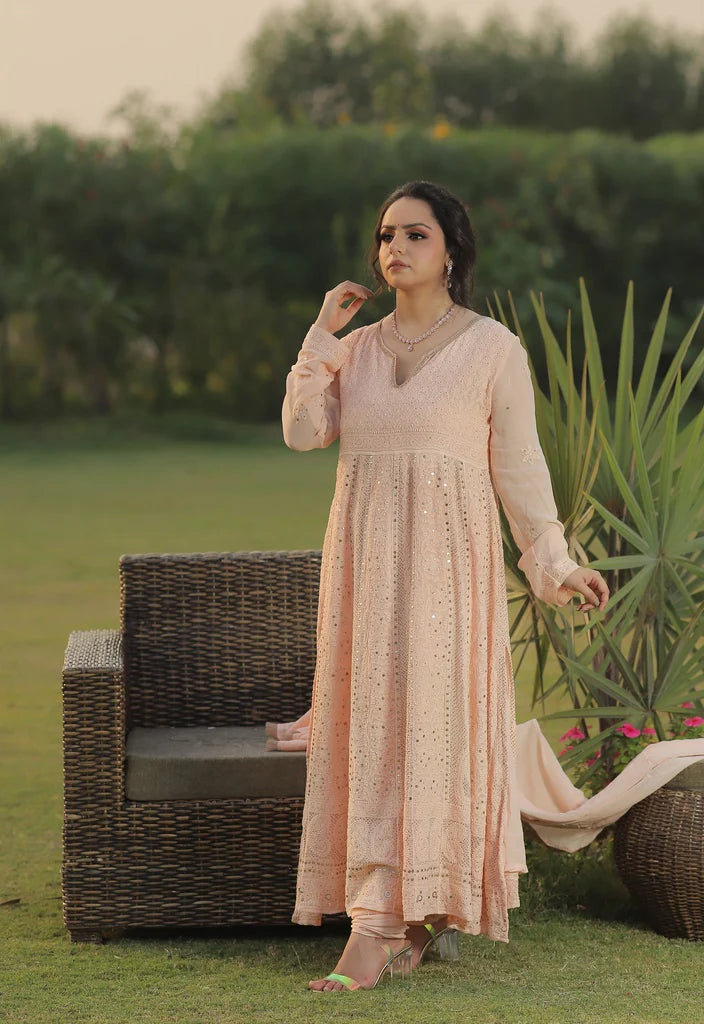Premium Chikankari Anarkali