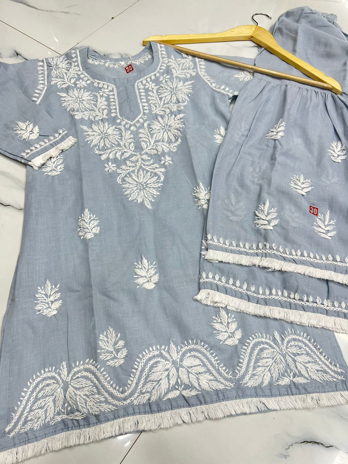Kids Chikankari Suit