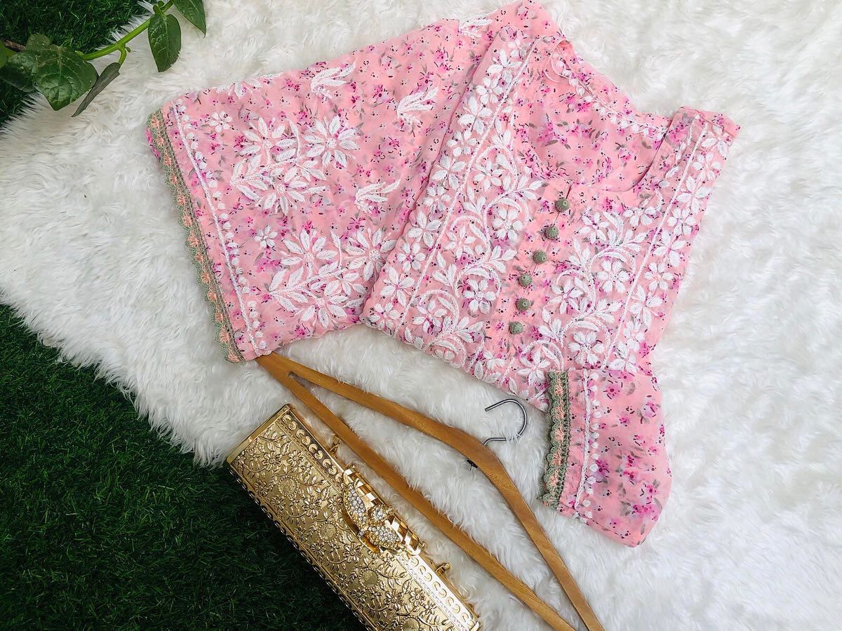 Saba Chikankari Two Piece Set
