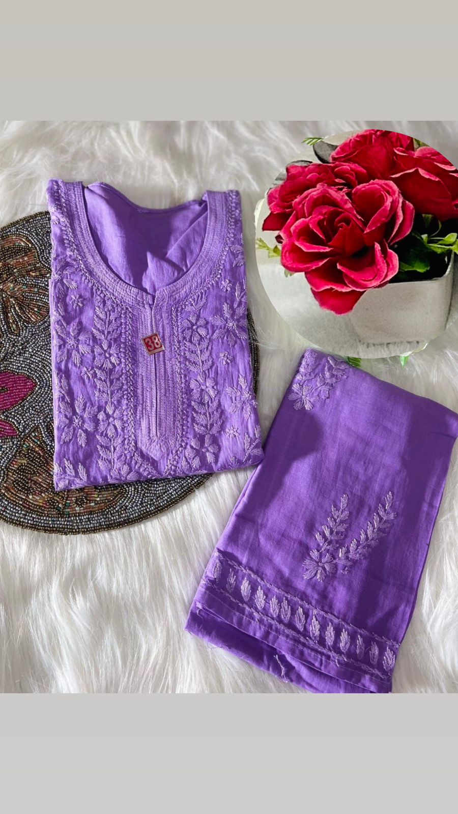 Khush Chikankari Two Piece Set