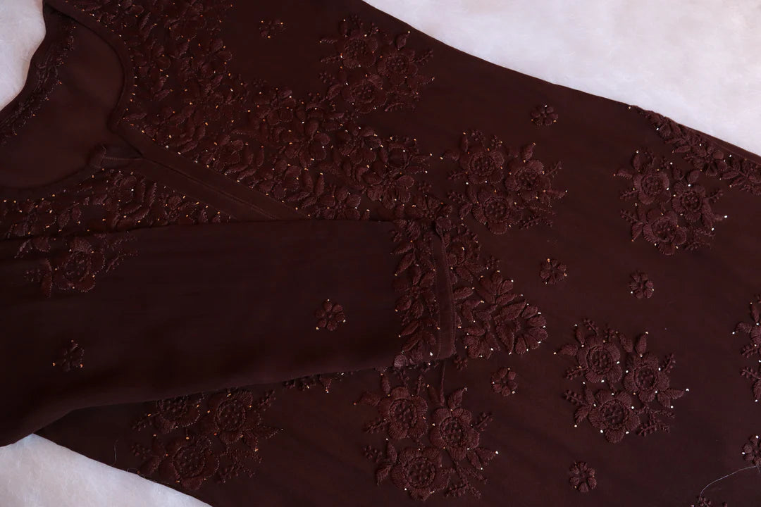 Rose Premium Chikankari Kurta