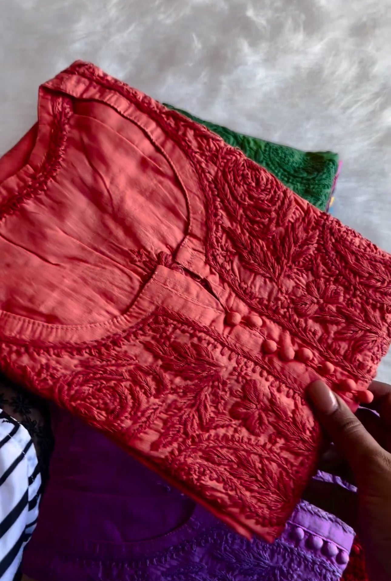 Joon Cotton Premium Chikankari Kurta