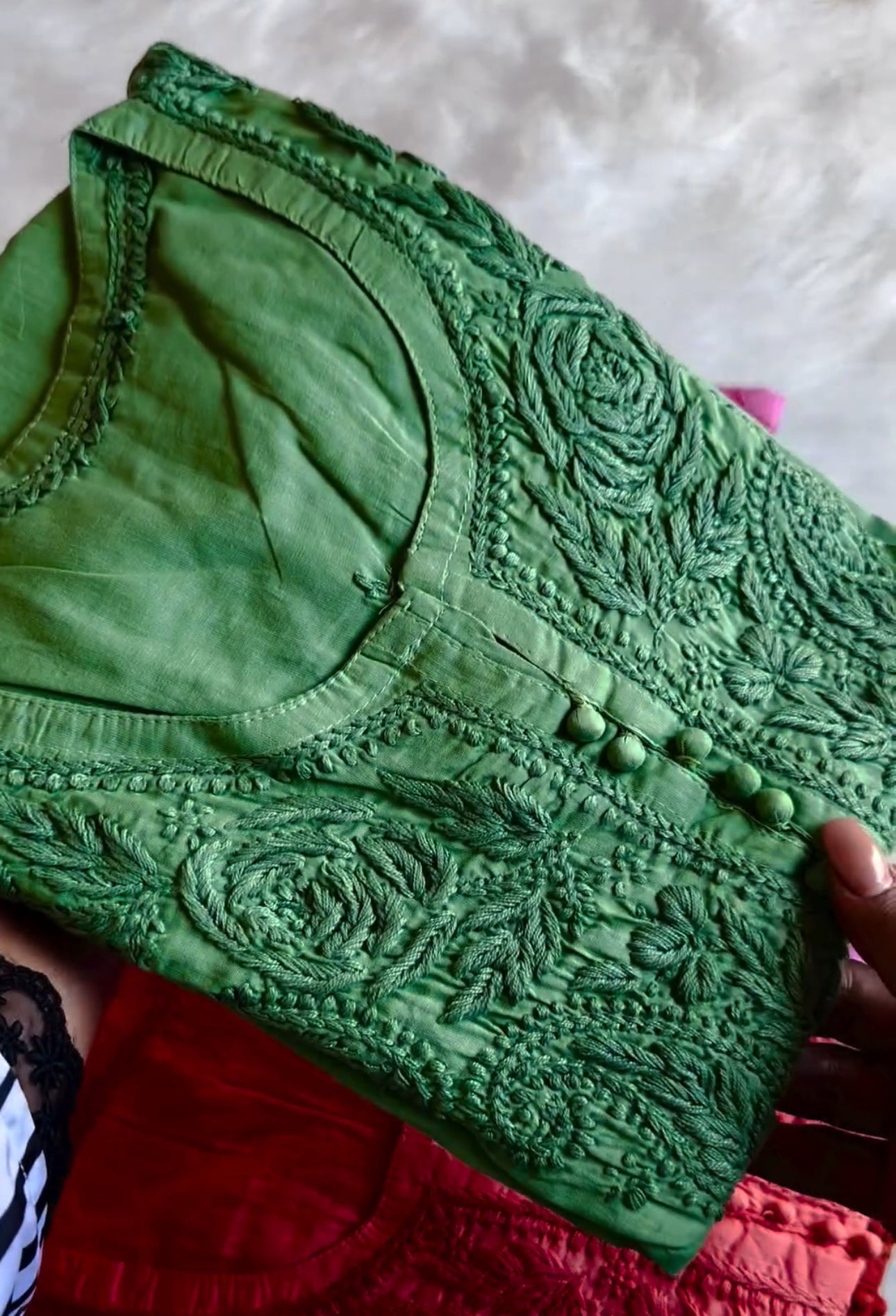Joon Cotton Premium Chikankari Kurta