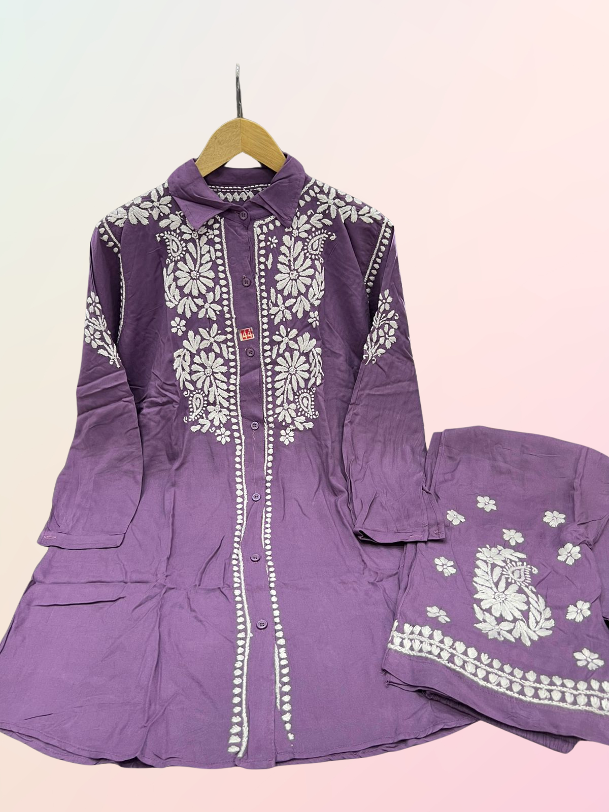 Mira Chikankari Co-ord Set