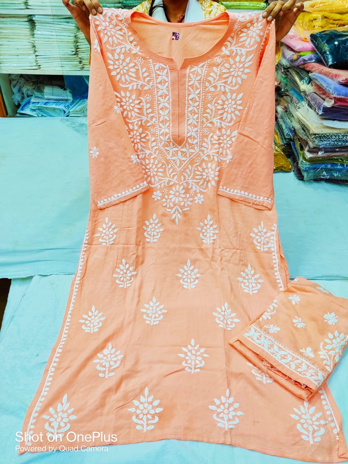 Zara Chikankari Set