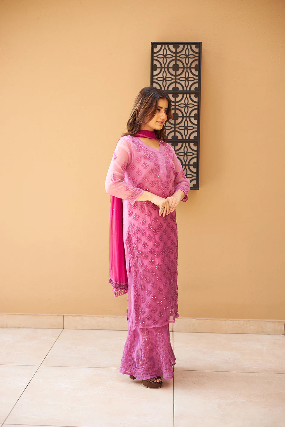 Noor Ombre Mukaish Suit