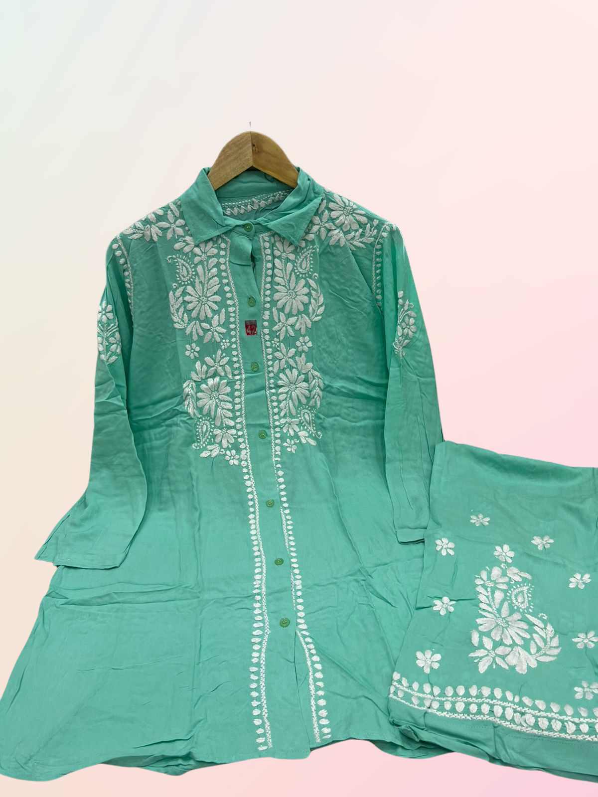 Mira Chikankari Co-ord Set