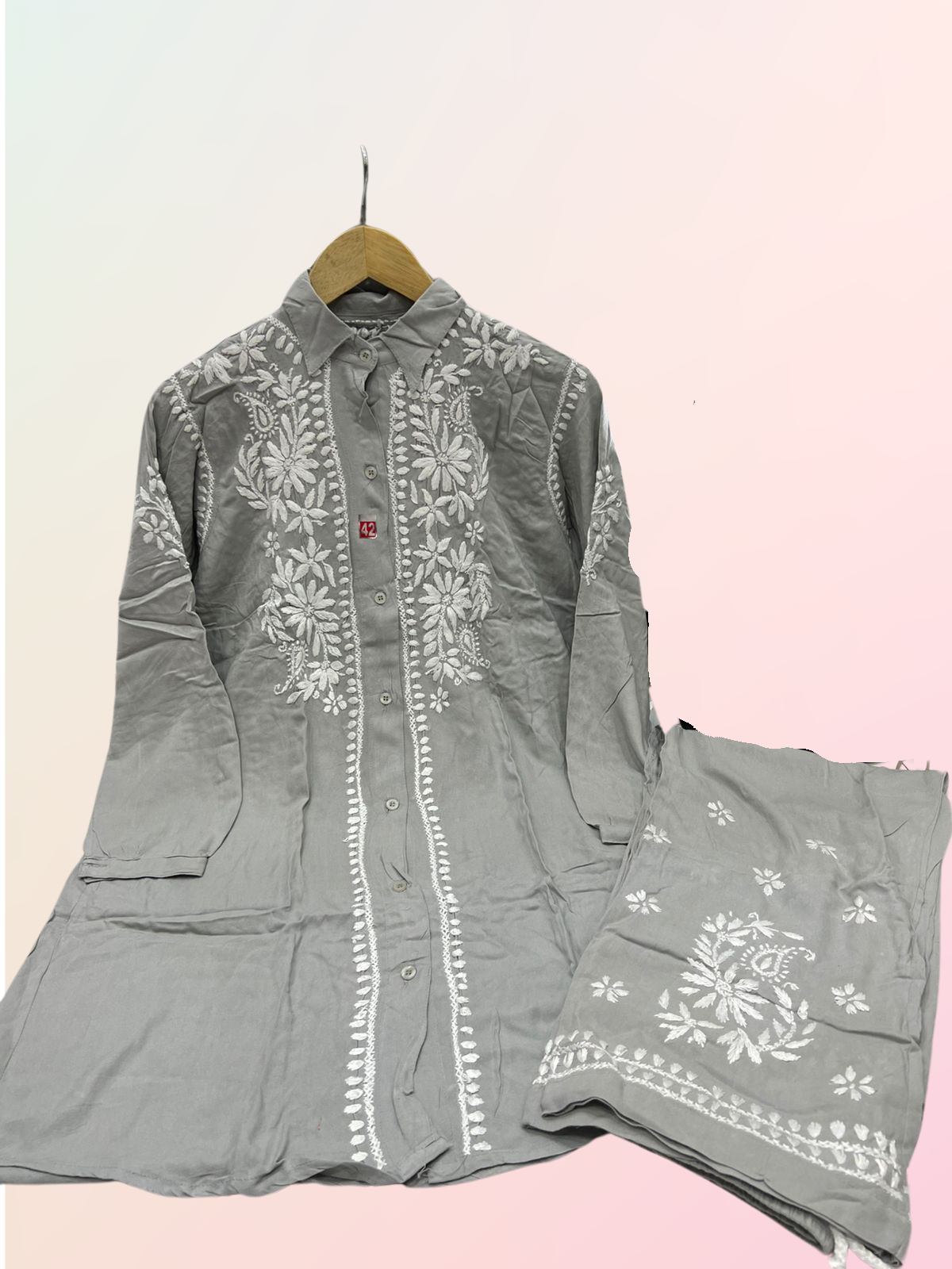 Mira Chikankari Co-ord Set