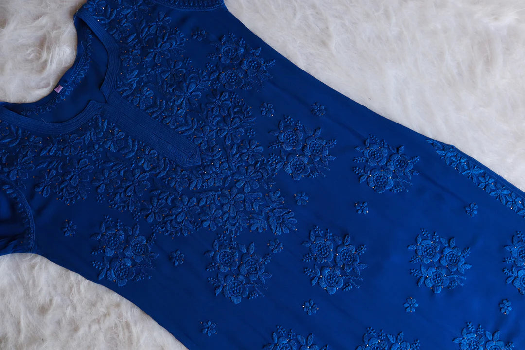 Rose Premium Chikankari Kurta