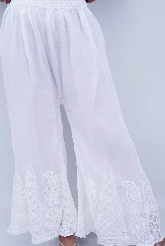 Georgette Chikankari Sharara