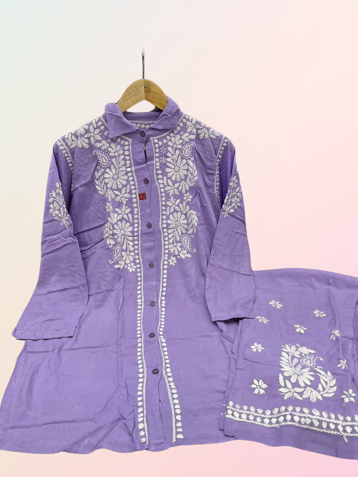 Mira Chikankari Co-ord Set