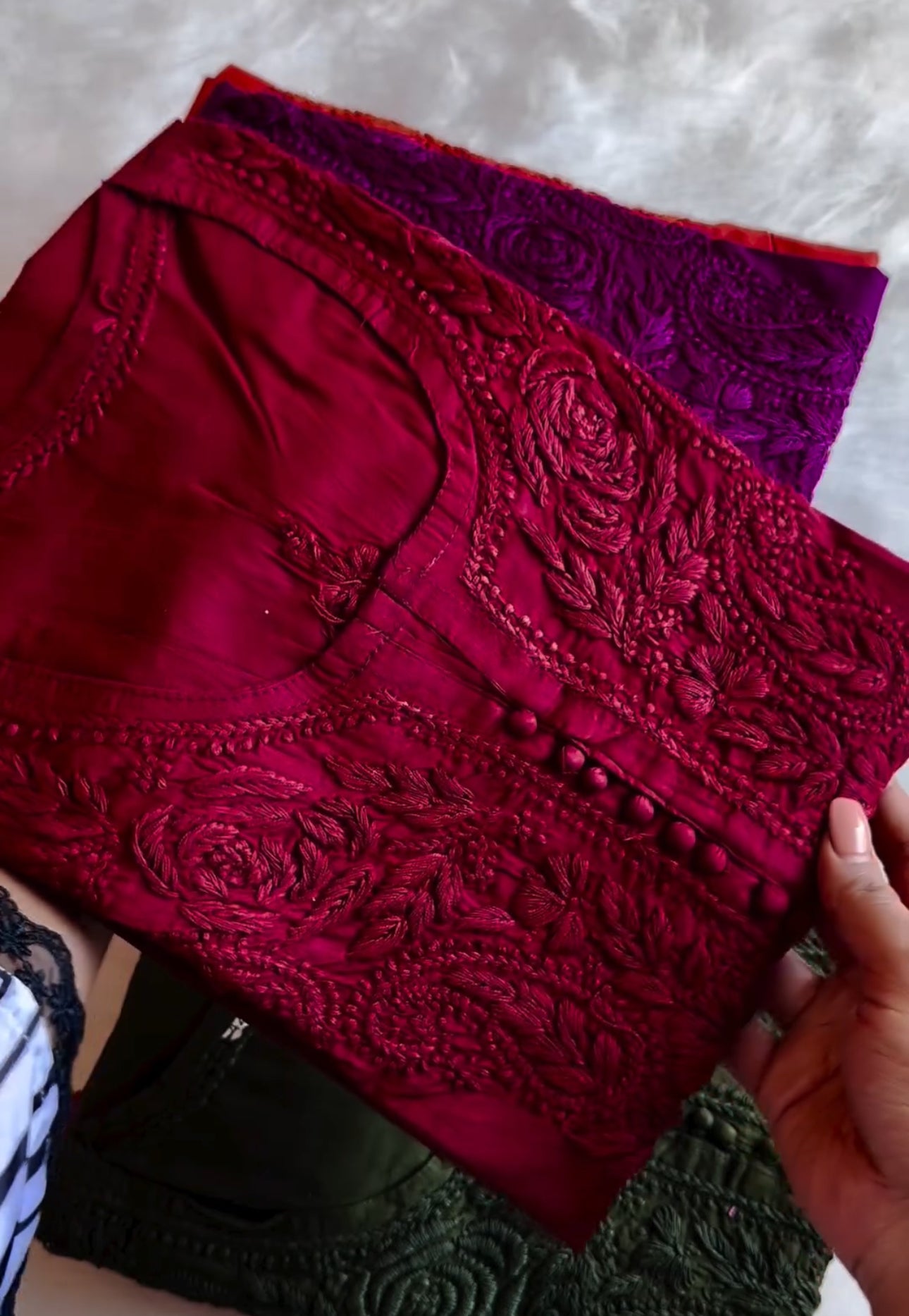 Joon Cotton Premium Chikankari Kurta