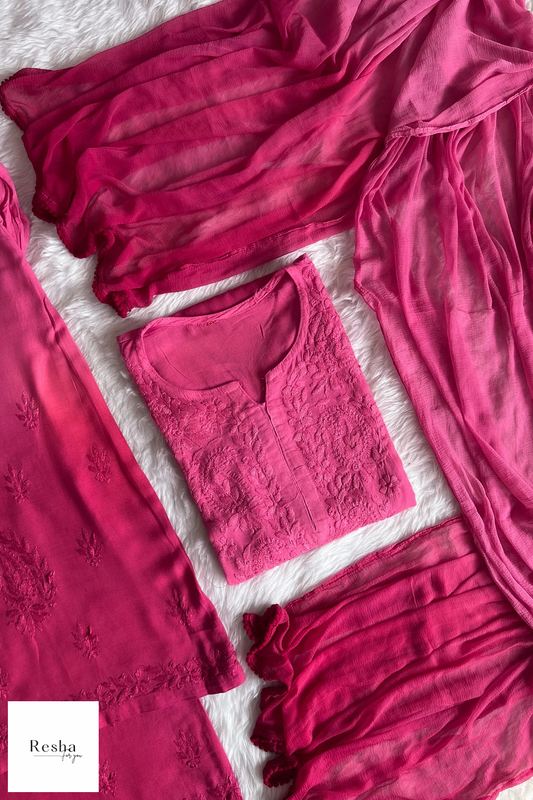 Meher Ombre Chikankari Suit