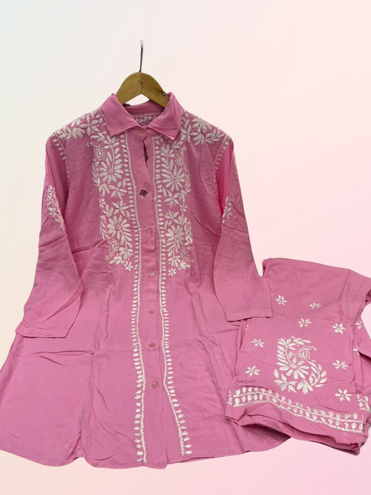 Mira Chikankari Co-ord Set