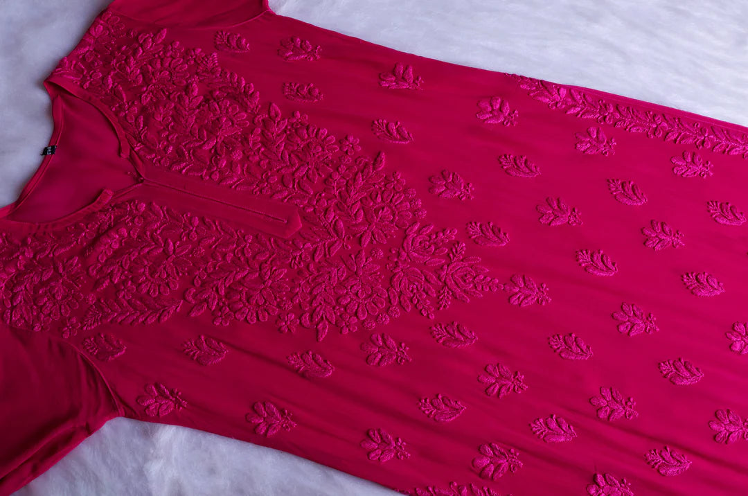 Pearl Premium Viscose Chikankari Suit