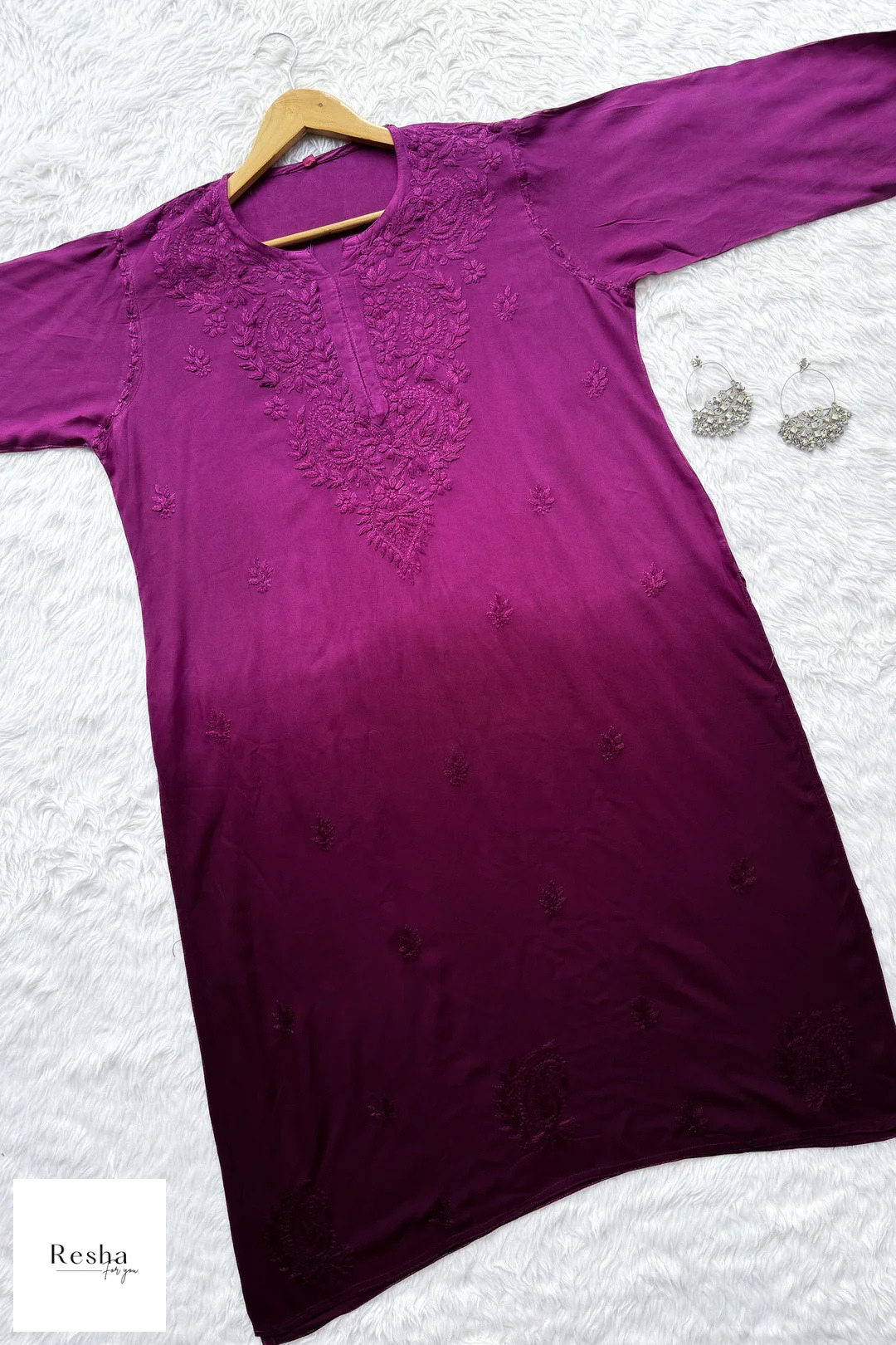 Meher Ombre Chikankari Suit