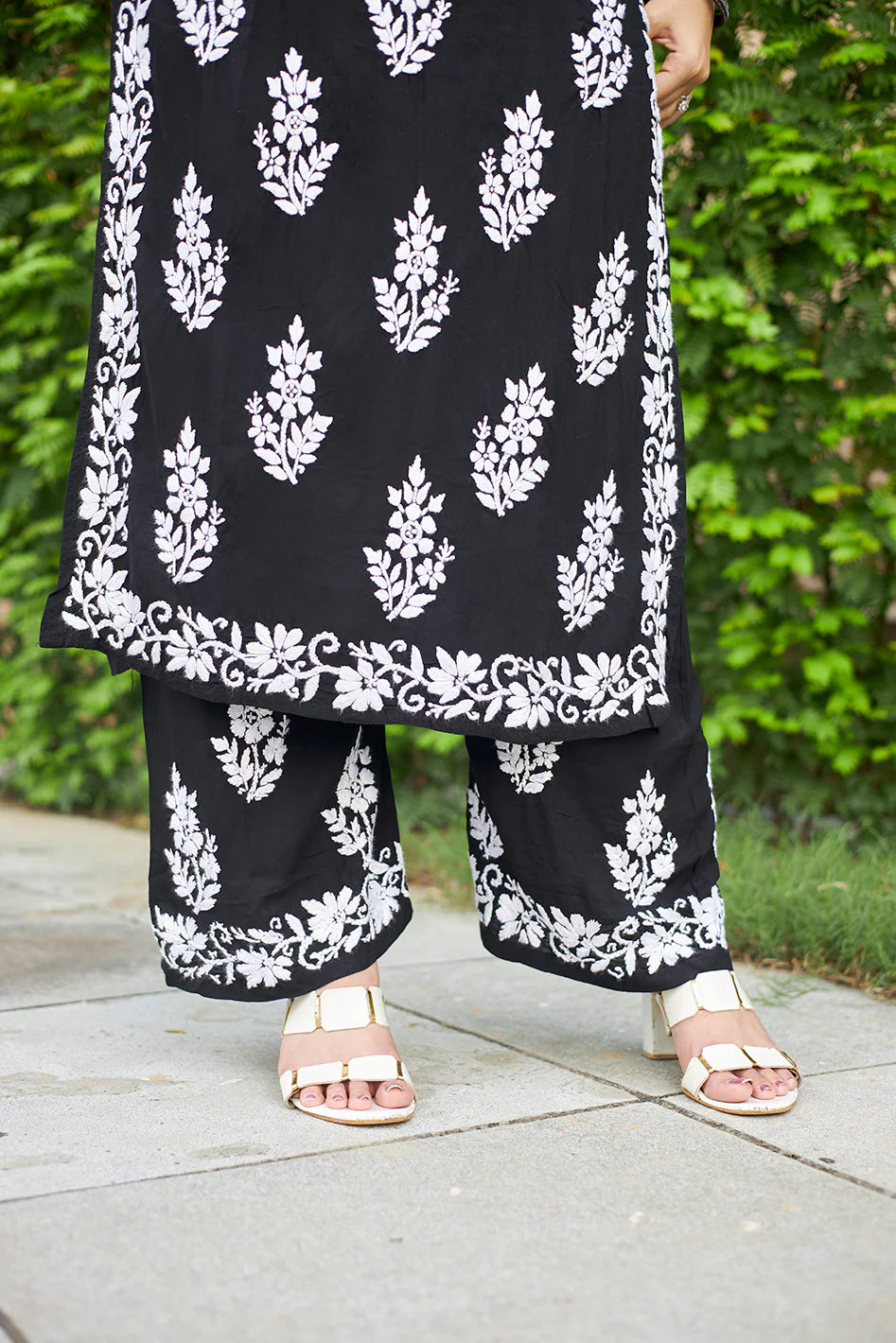Naaz Chikankari Cotton Co-Ord Set