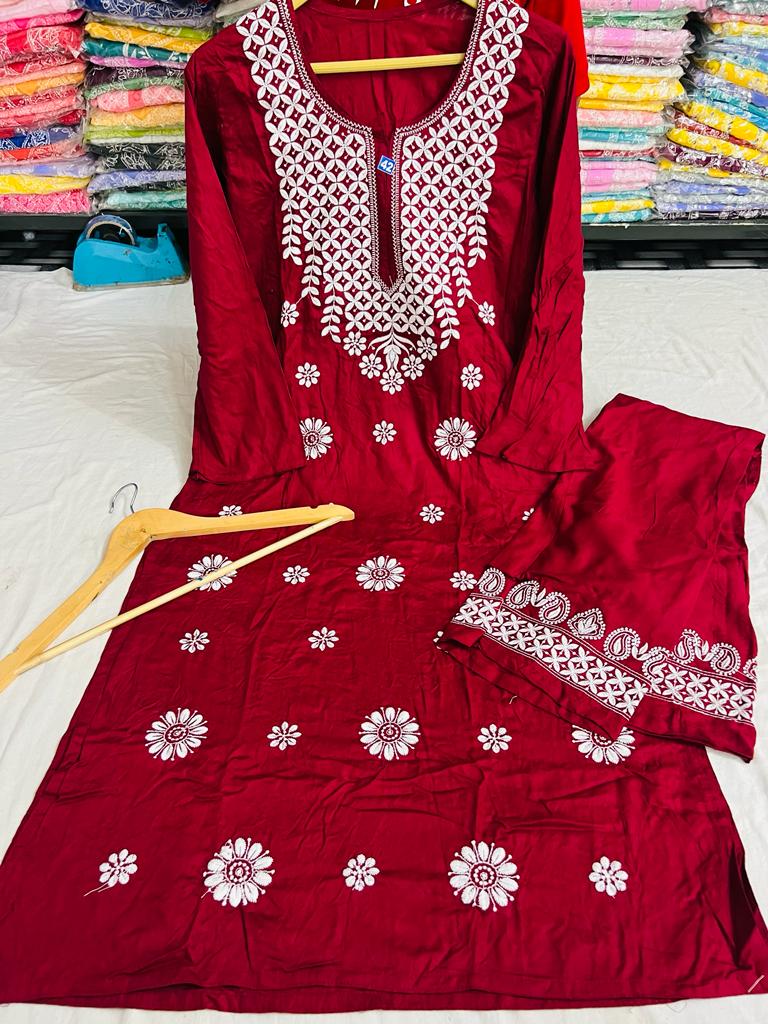 Sahar Chikankari Two Piece Set