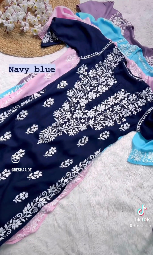Phool Modal Chikankari Kurta