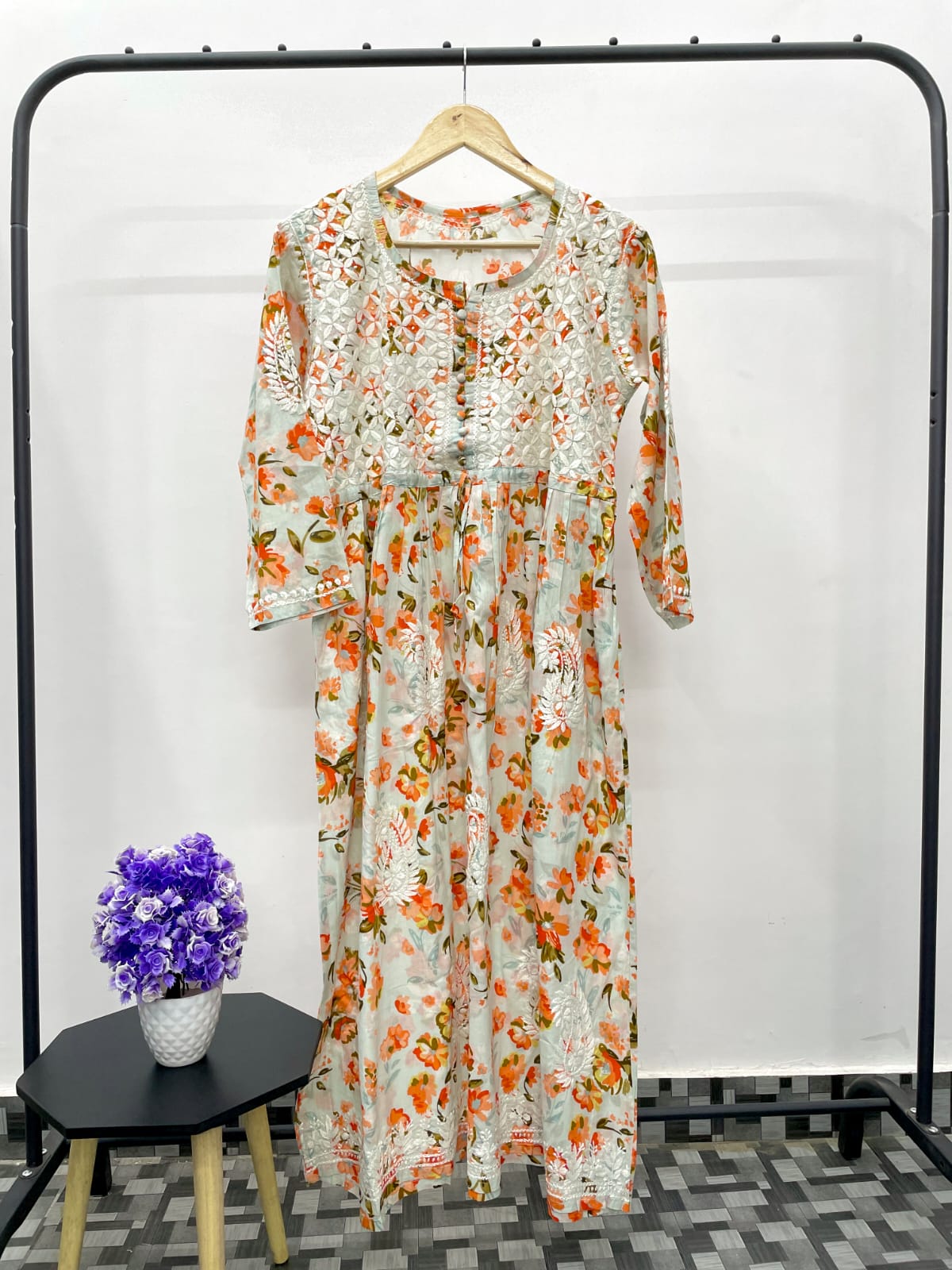 Lihaaz Premium Long Mul Mul Gown