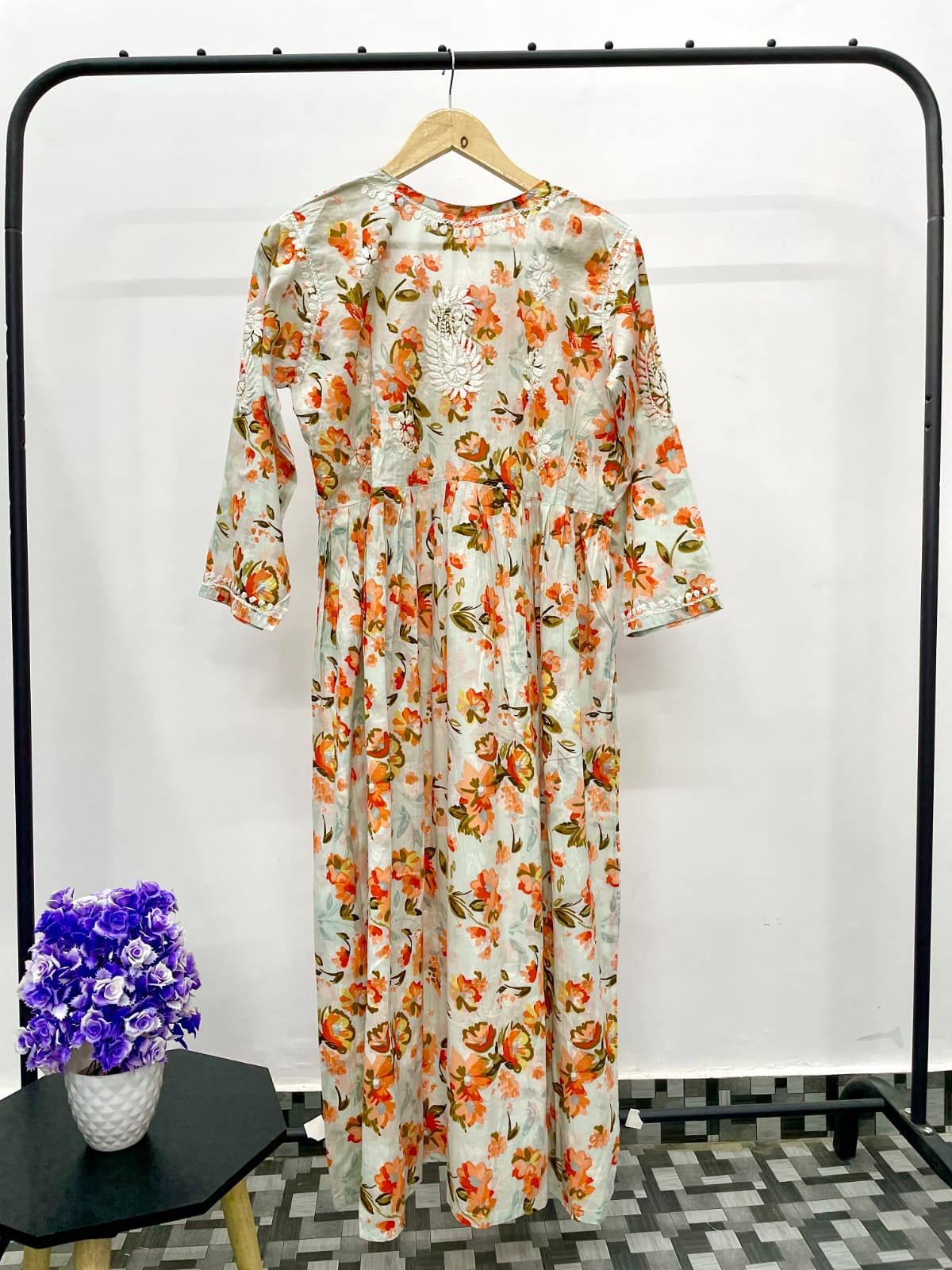Lihaaz Premium Long Mul Mul Gown