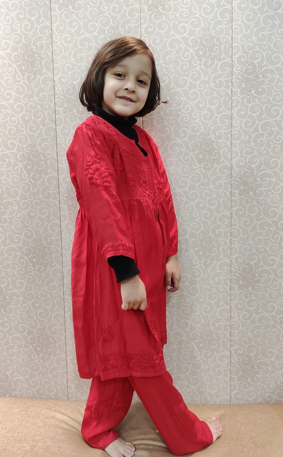 Kids Chikankari Set