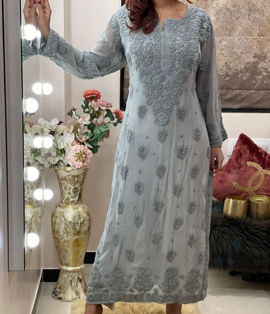 Preet Chikankari Kurta