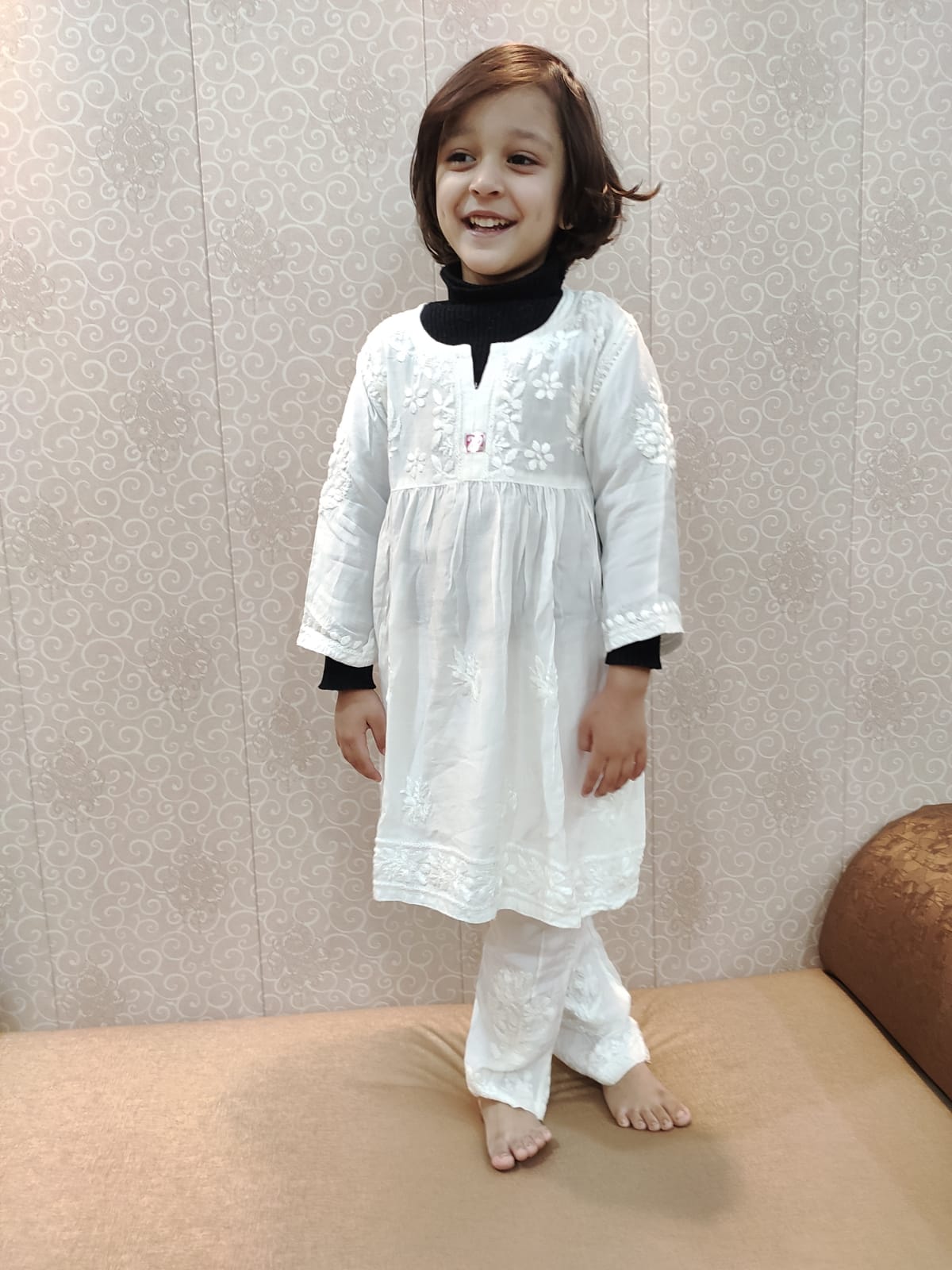 Kids Chikankari Set