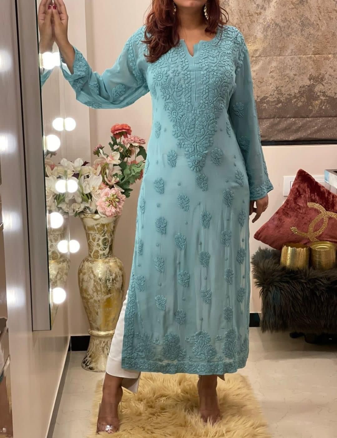 Preet Chikankari Kurta