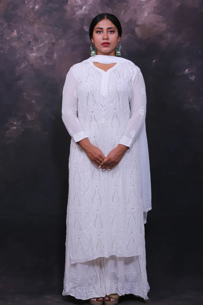 Premium Chikankari Kurta