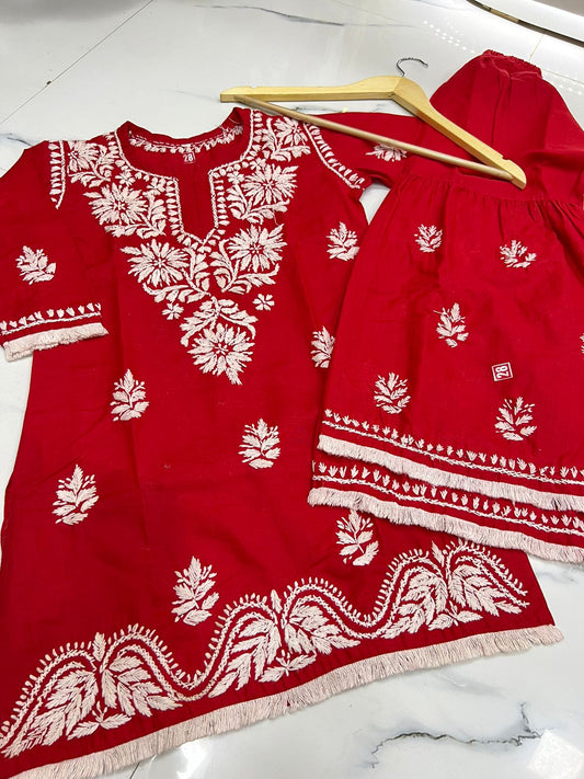 Kids Chikankari Suit