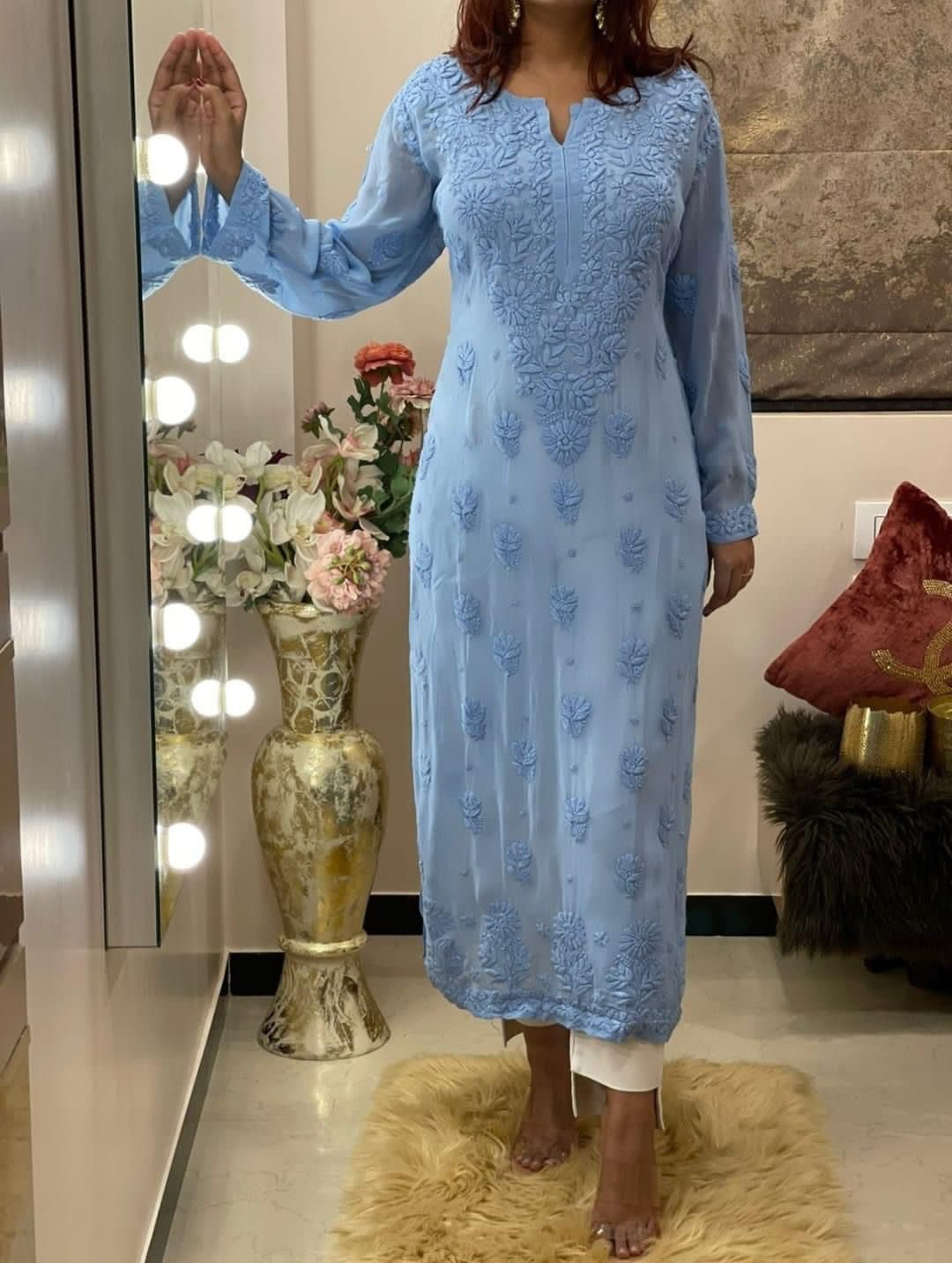 Preet Chikankari Kurta