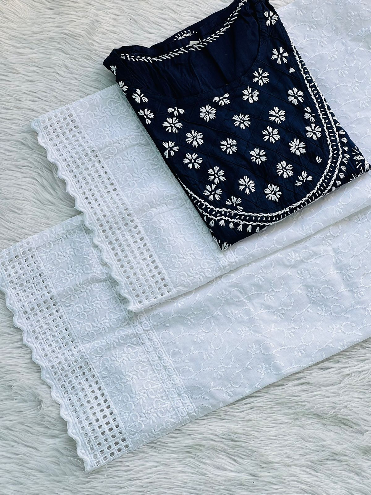 Saanjh Chikankari Kurta/Set