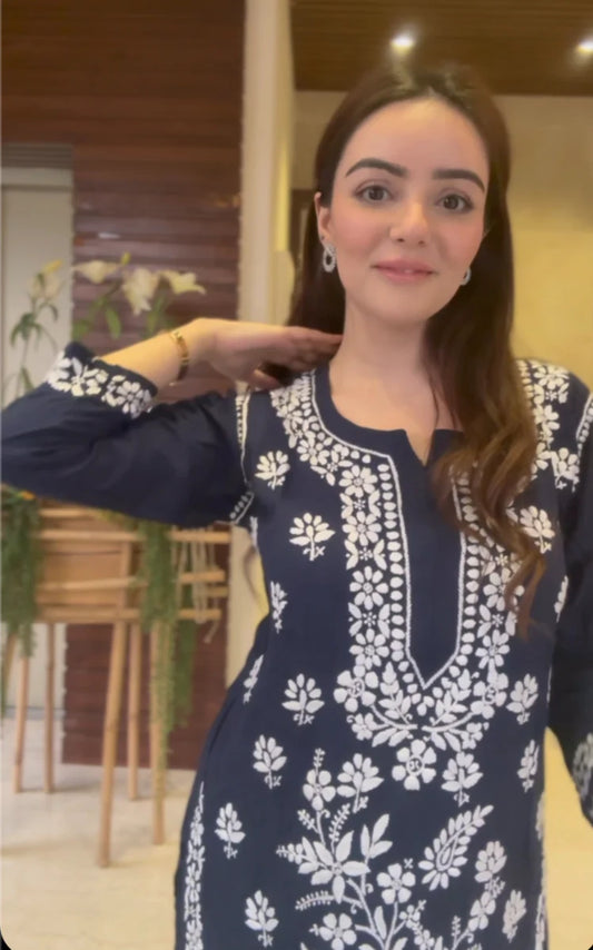 Modal Chikankari Kurta