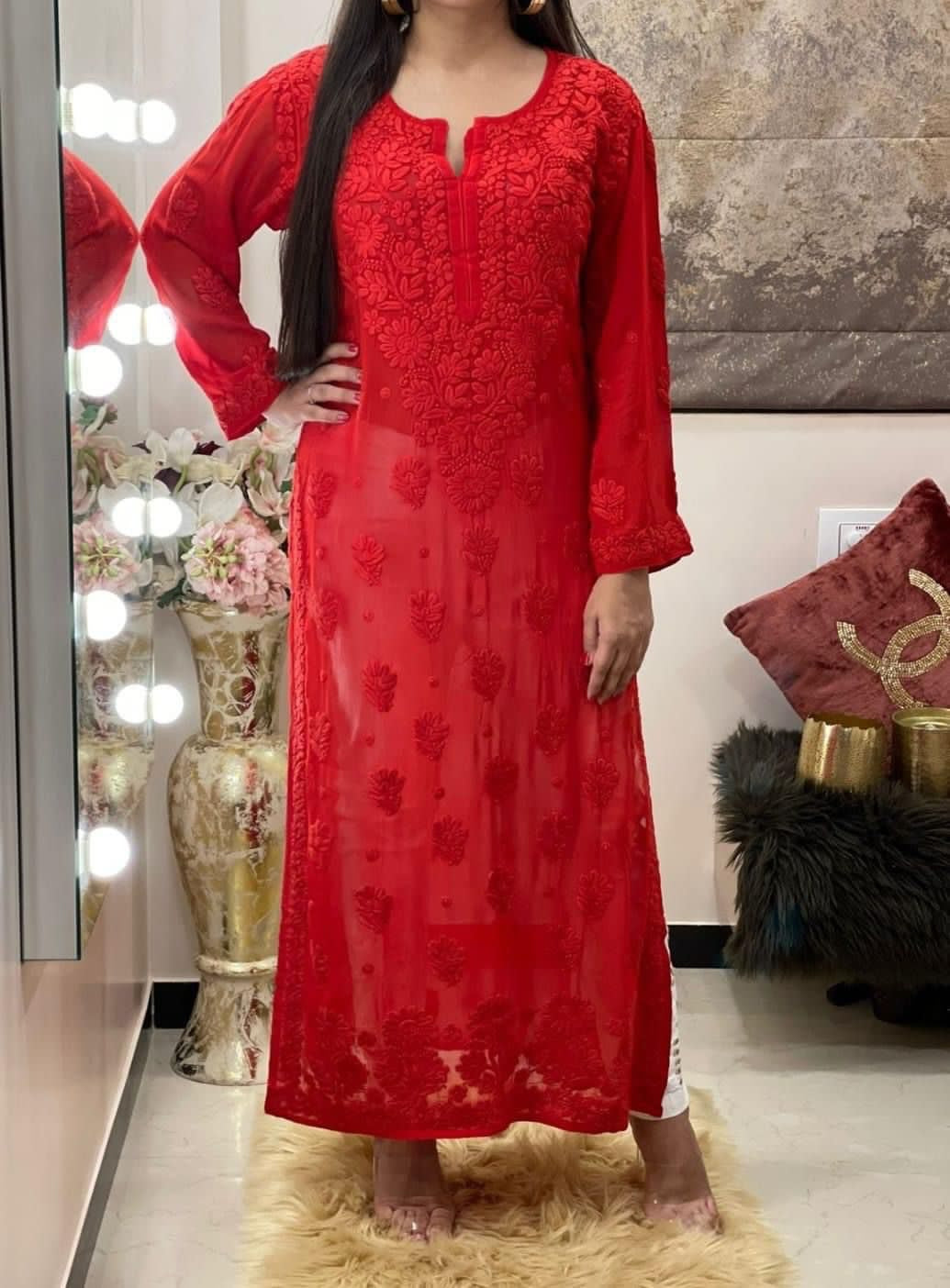 Preet Chikankari Kurta