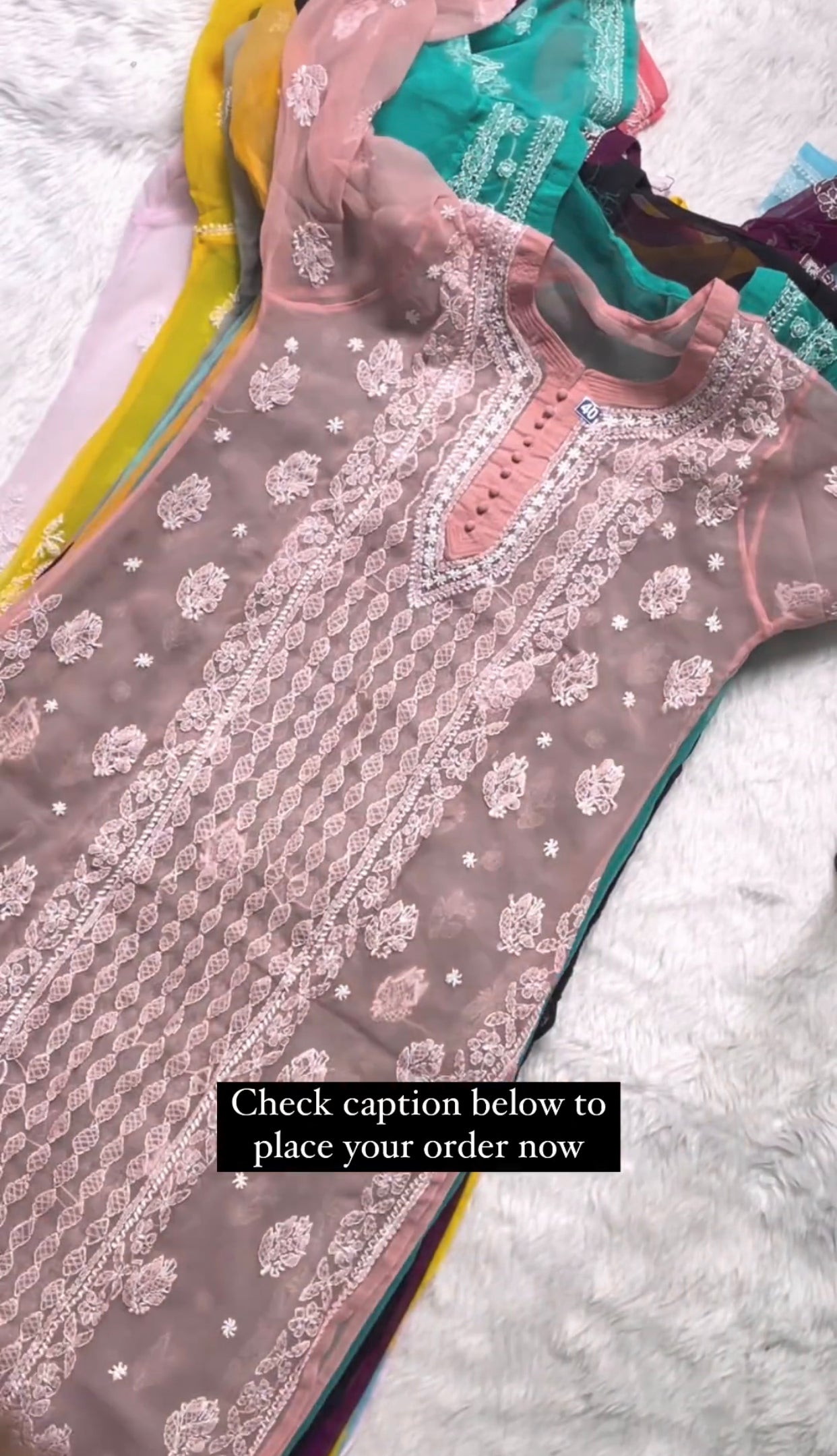 Nusrat Chikankari Kurta